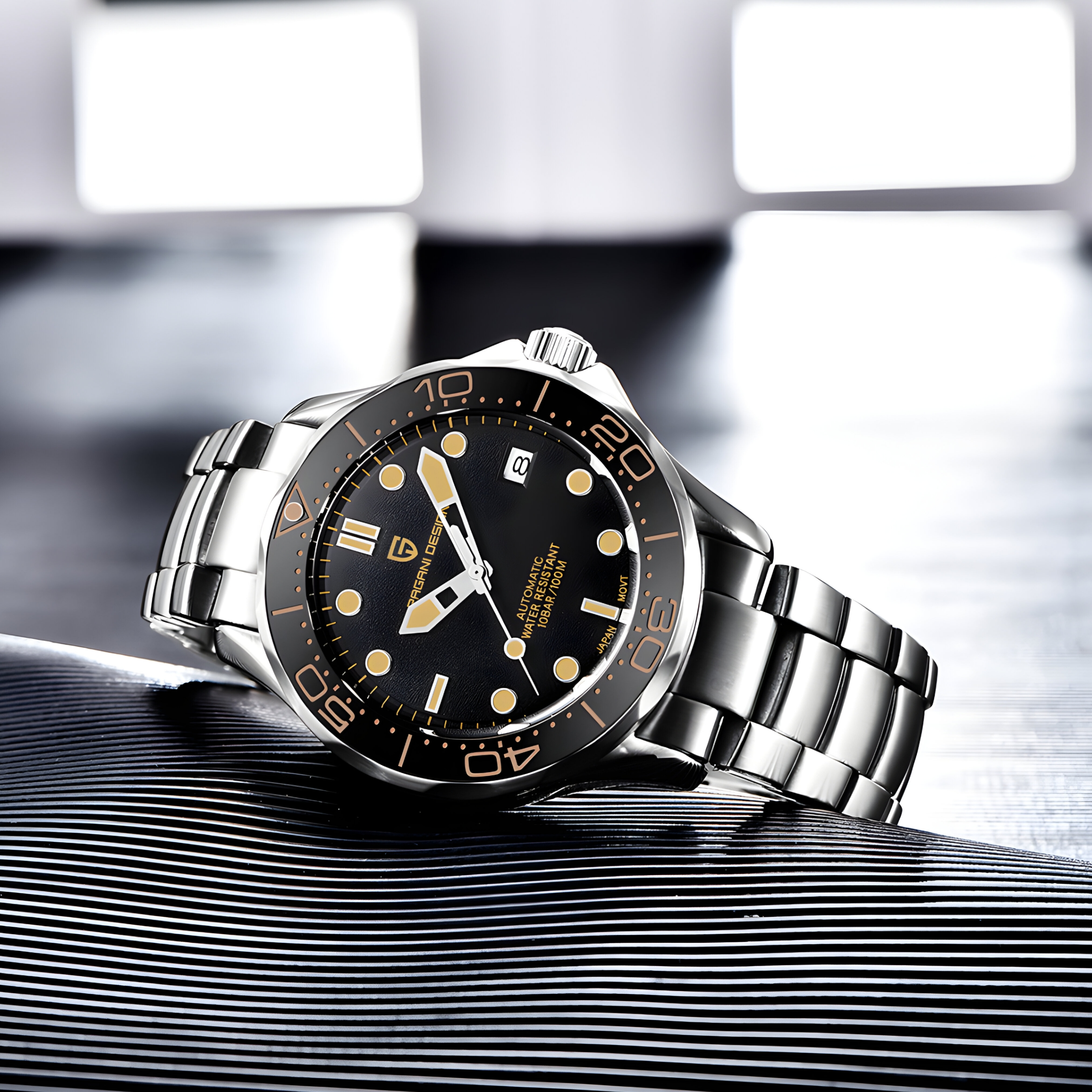 Muski Automatik Sat Pagani Design PD1667 - Seamaster 007