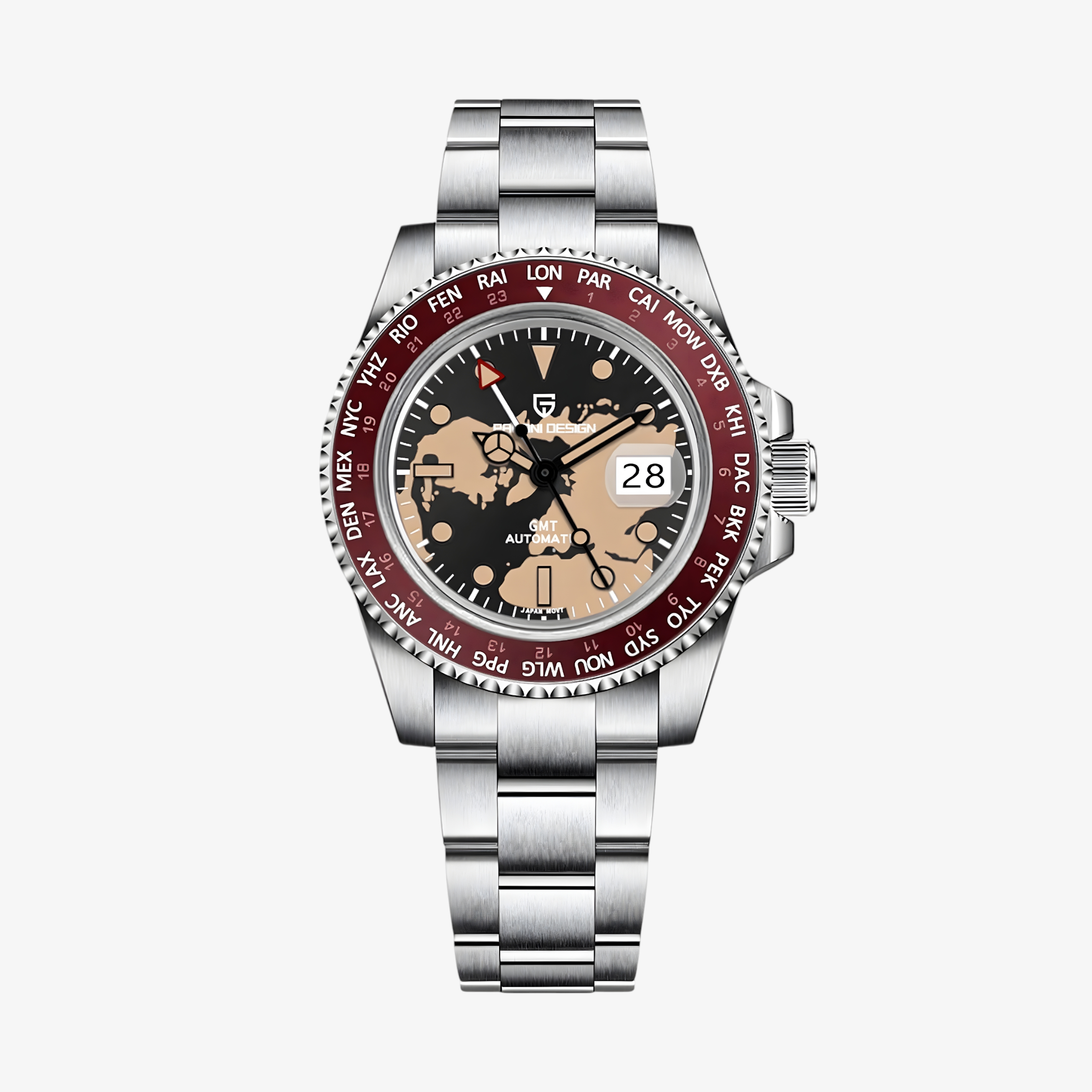 Pagani Design PD‑1758 Automatik GMT "Travel Watch"