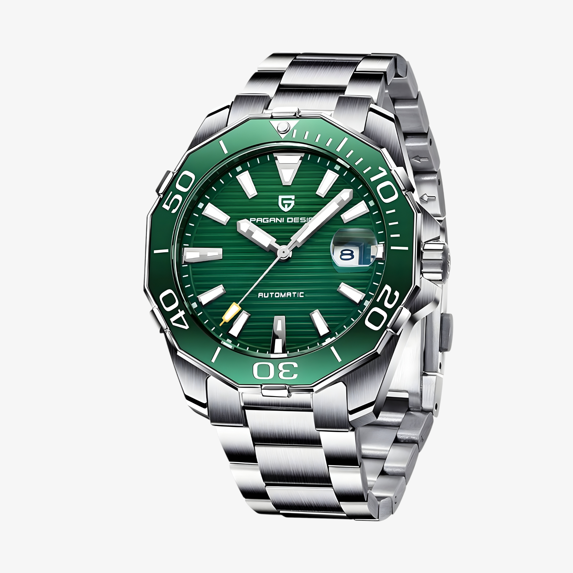 Muški Automatik Sat Pagani Design PD1617 – Green Seamaster