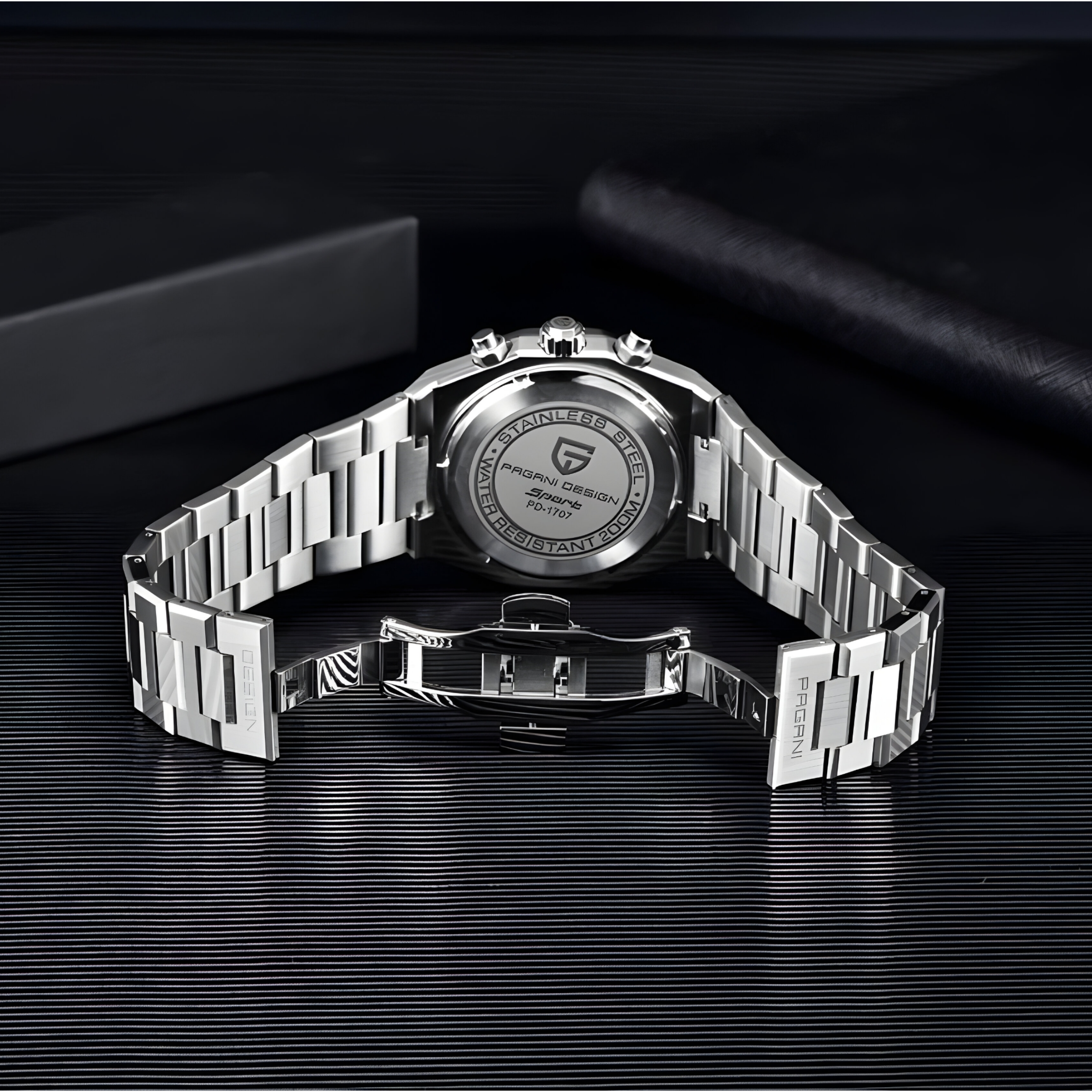 Muški Sat Pagani Design PD1707 Chronograph Metal - Blue