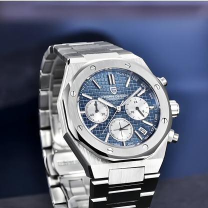 Muški Sat Pagani Design PD1707 Chronograph Metal - Blue