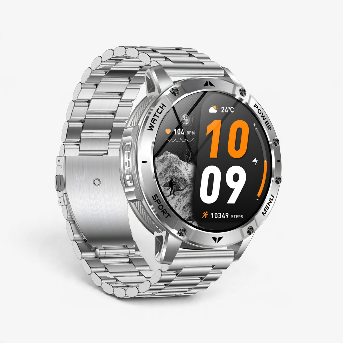 Muški Pametni Sat Military AK112 - Silver