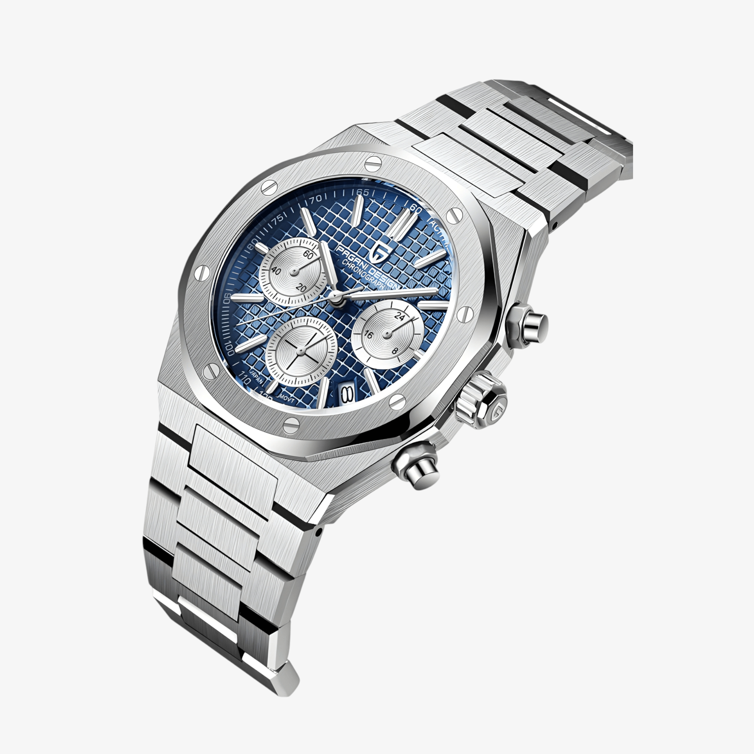 Muški Sat Pagani Design PD1707 Chronograph Metal - Blue
