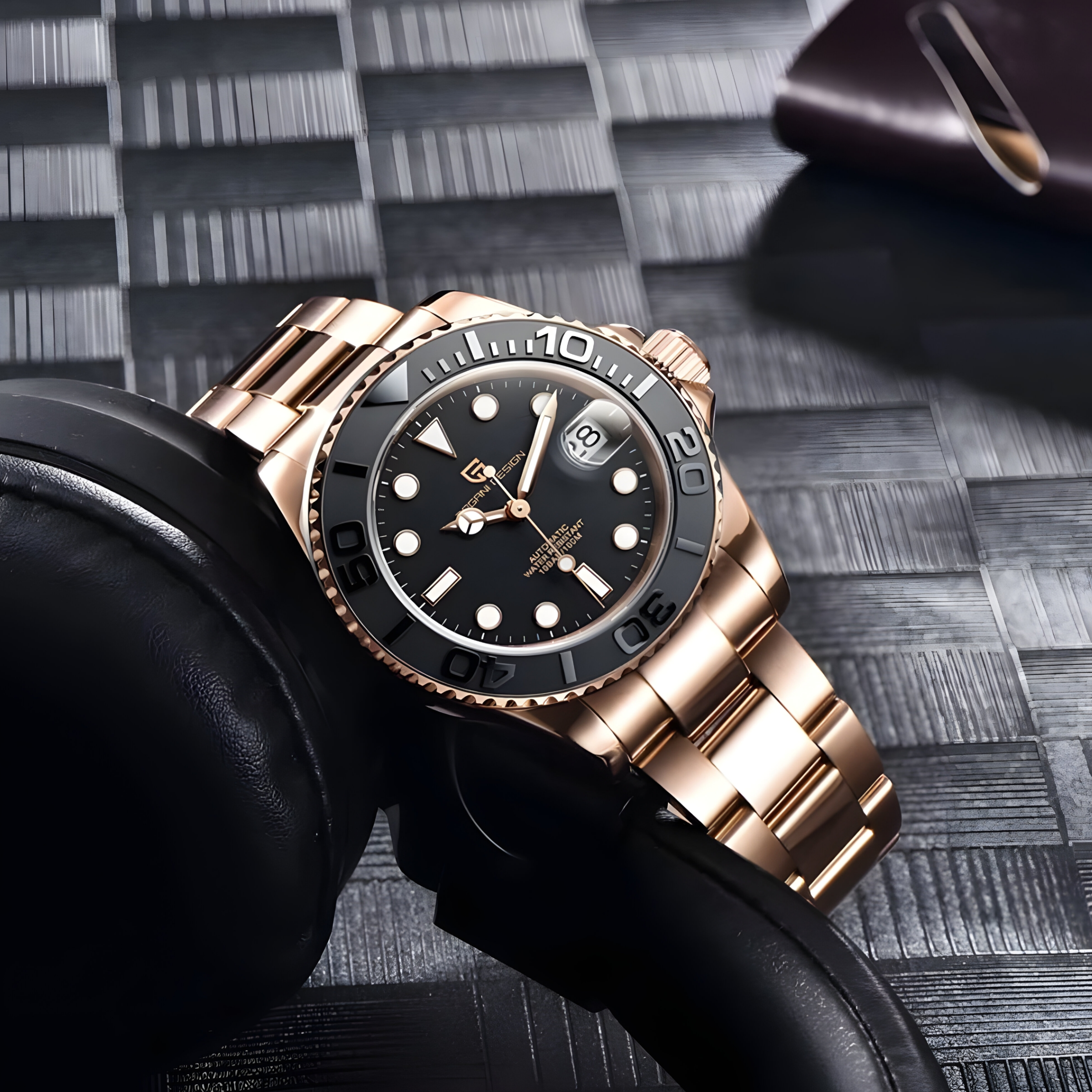 Muški Automatik Sat Pagani Design PD1651 - Royal Gold