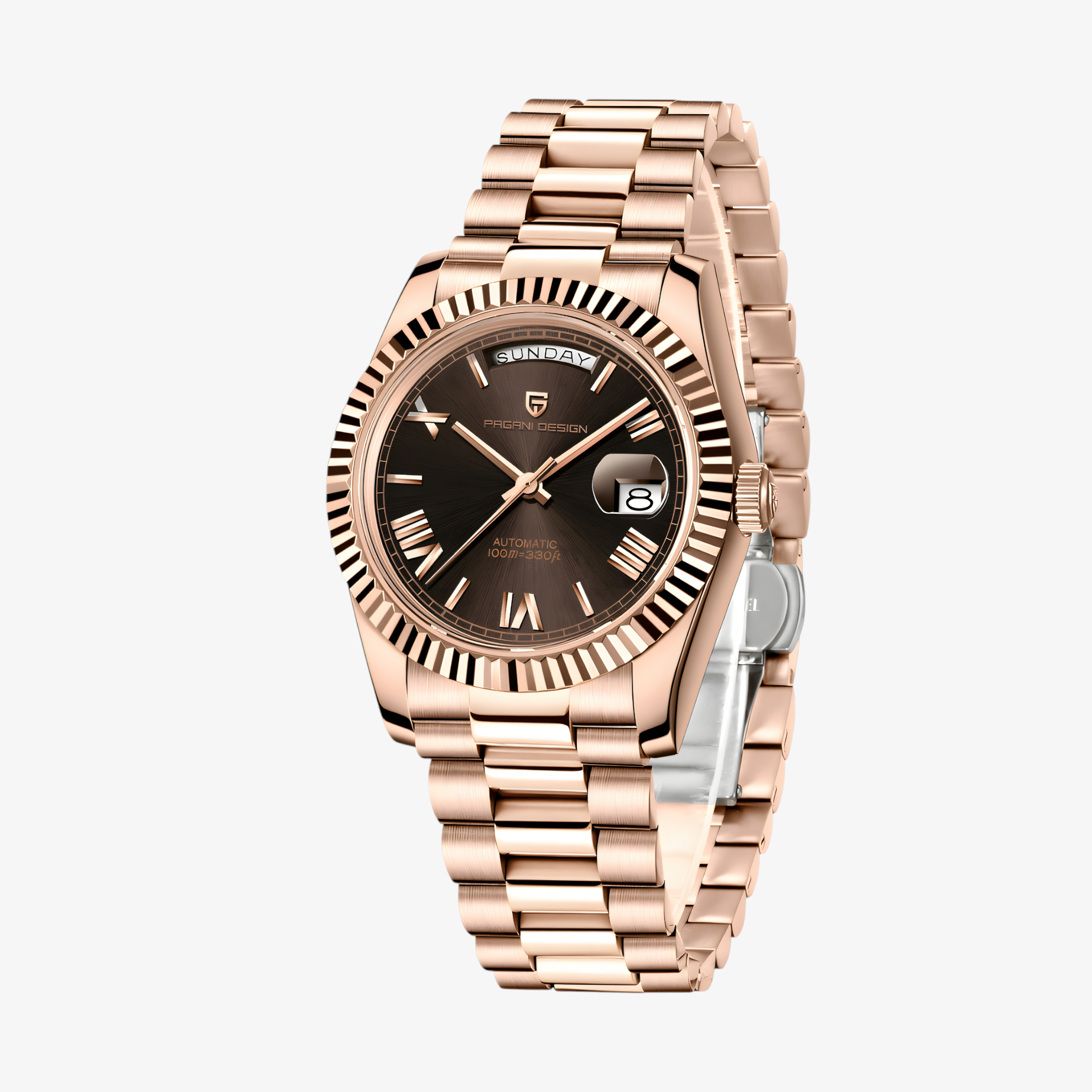 Muški Automatik Sat Pagani Design PD1752 - Chocolate