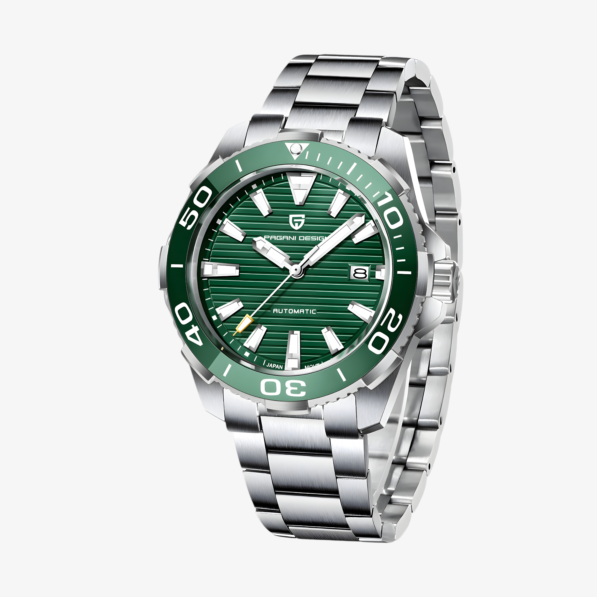 Muški Automatik Sat Pagani Design PD1668 – Green Seamaster