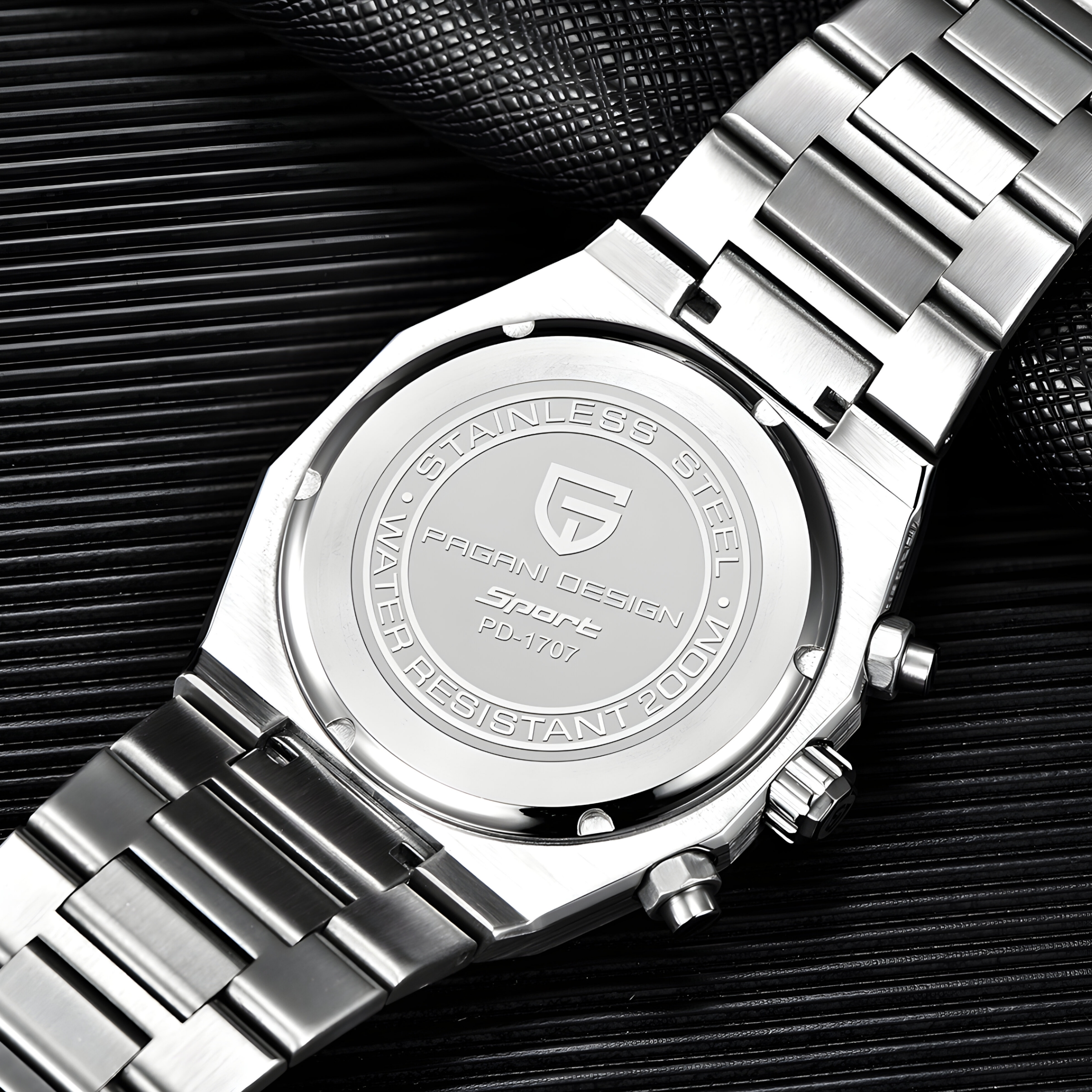 Muški Sat Pagani Design PD1707 Chronograph Metal - Blue