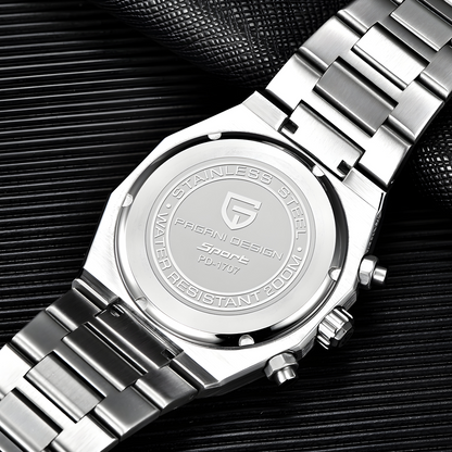 Muški Sat Pagani Design PD1707 Chronograph Metal - Blue